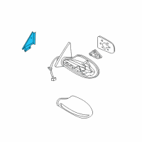 OEM 2003 Nissan Altima Cover-Front Door Corner, Inner LH Diagram - 80293-8J001