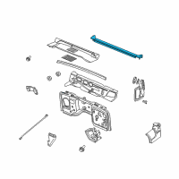 OEM 1997 Jeep Wrangler Weather Strip Diagram - 55176566AE