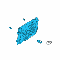 OEM 2010 Mercury Grand Marquis Fan Module Diagram - 8W1Z-8C607-C