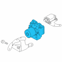 OEM 2010 Kia Forte Hydraulic Unit Assembly Diagram - 589201M750