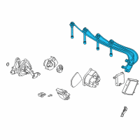 OEM Honda Wire, Ignition (Prestolite Wire) Diagram - 32722-P2F-A03