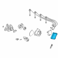 OEM Honda Civic Control Module, Engine Diagram - 37820-PDN-A02