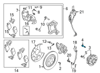 OEM Kia K900 Bolt-Washer Diagram - 527353M000