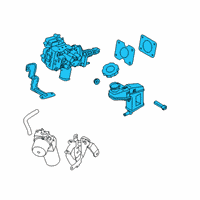 OEM 2017 Kia Soul EV Integrated Brake ACTUATION Diagram - 58500E4100