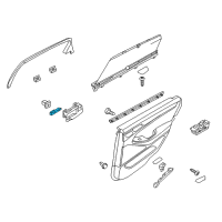 OEM 2015 Hyundai Genesis Lamp Assembly-Door Inside Handle Mood, RH Diagram - 92646-B1000