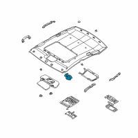 OEM 2003 Infiniti Q45 Switch-SUNROOF Diagram - 25450-AR000