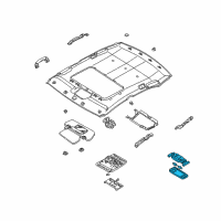 OEM 2005 Nissan Maxima Lamp Assy-Personal Diagram - 26460-AG001