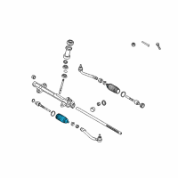 OEM 2012 Hyundai Elantra Bellows-Steering Gear Box Diagram - 57740-1H000