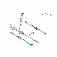 OEM 2008 Hyundai Elantra End Assembly-Tie Rod, RH Diagram - 56820-2H090