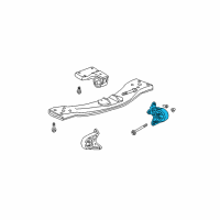 OEM 2003 Jeep Liberty INSULATOR-Engine Mount Diagram - 68043283AA