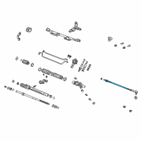 OEM Honda CR-V Tie Rod Sub-Assembly Diagram - 53521-S9A-003