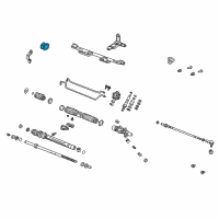 OEM Honda Element Cushion, Gear Box Mounting Diagram - 53436-S9A-000