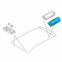 OEM 2018 BMW X4 Interior Reading Light, Rear Right Diagram - 63-31-9-202-922