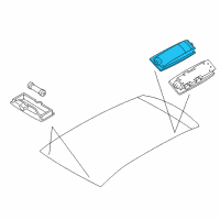 OEM 2018 BMW X4 Interior Light, Rear Diagram - 63-31-9-215-597