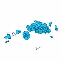 OEM 2015 Chevrolet Camaro Water Pump Diagram - 19303456