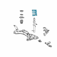 OEM 2001 Ford Focus Coil Spring Diagram - 3S4Z-5W310-CA