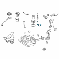 OEM 2010 Scion xD Fuel Gauge Sending Unit Diagram - 83320-52261