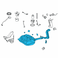 OEM Toyota Yaris Fuel Tank Assembly Diagram - 77001-52450