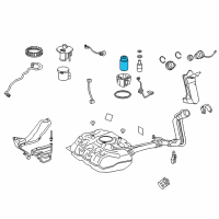 OEM 2014 Toyota Prius C Fuel Pump Diagram - 23220-21211