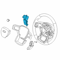 OEM 2022 Ford F-250 Super Duty Cruise Switch Diagram - FL3Z-9C888-AA