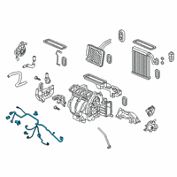 OEM Honda Insight Aircon Sub Cord Diagram - 32157-TBA-A10