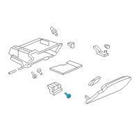 OEM Cadillac DTS Lock Cylinder Diagram - 20766965