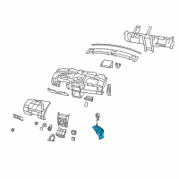 OEM Chrysler Transmission Shifter Diagram - 1GJ35XDVAJ