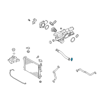 OEM Kia Rondo Gasket-WITH/INLET PIPET Diagram - 2546325000