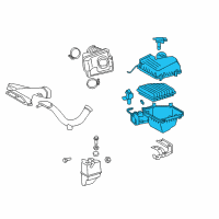 OEM 2012 Toyota Venza Air Cleaner Assembly Diagram - 17700-AD016