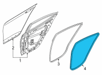 OEM 2022 Hyundai Ioniq 5 W/STRIP-RR DR BODY SIDE LH Diagram - 83110-GI000