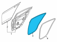 OEM Hyundai Ioniq 5 W/STRIP ASSY-RR DR SIDE LH Diagram - 83130-GI000