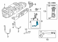 OEM Ram 1500 TUBE-FUEL FILLER Diagram - 52029841AJ