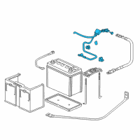 OEM 1997 Honda CR-V Cable Assembly, Starter Diagram - 32410-S10-A00