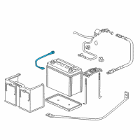 OEM Honda CR-V Cable Assembly, Battery Ground Diagram - 32600-S10-A00