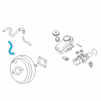 OEM 2009 Infiniti EX35 Hose-Booster Diagram - 47471-JK62E