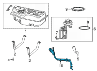 OEM Chrysler Pacifica Tube-Fuel Filler Diagram - 68477185AA