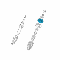 OEM Hyundai Azera Insulator Assembly-Strut Diagram - 54630-3L000