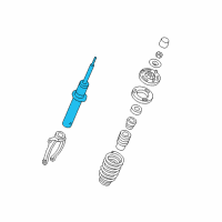 OEM 2008 Hyundai Sonata Strut Assembly Diagram - 54611-3K060