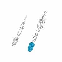 OEM 2009 Hyundai Sonata Spring-Front Diagram - 54650-3K630--DS