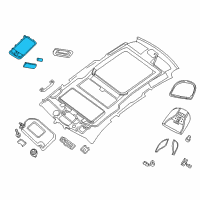 OEM Infiniti Lamp Assembly-Room Diagram - 26410-1A68A