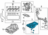 OEM 2021 Jeep Grand Cherokee L ENGINE OIL Diagram - 68447708AF