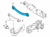 OEM Ford Escape ARM ASY - REAR SUSPENSION Diagram - LX6Z-5500-E