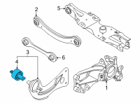 OEM Ford Maverick BUSH Diagram - NZ6Z-5A638-A