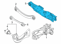 OEM Ford Maverick ARM ASY - REAR SUSPENSION Diagram - NZ6Z-5500-C