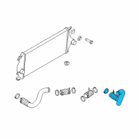 OEM Nissan Titan XD Hose Turbo Diagram - 14468-EZ40A