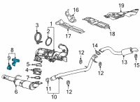 OEM GMC Yukon Hanger Diagram - 84482352