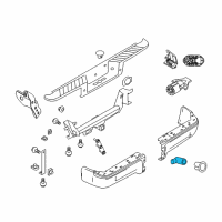 OEM Reverse Sensor Diagram - 9L3Z-15K859-D