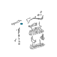 OEM Toyota 4Runner Fuel Pump Assembly Retainer Diagram - 77144-35010