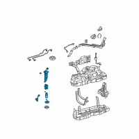 OEM Toyota 4Runner Fuel Pump Assembly Diagram - 77020-35112