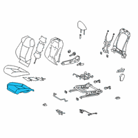 OEM 2022 Toyota Corolla Seat Cushion Pad Diagram - 71511-02C70